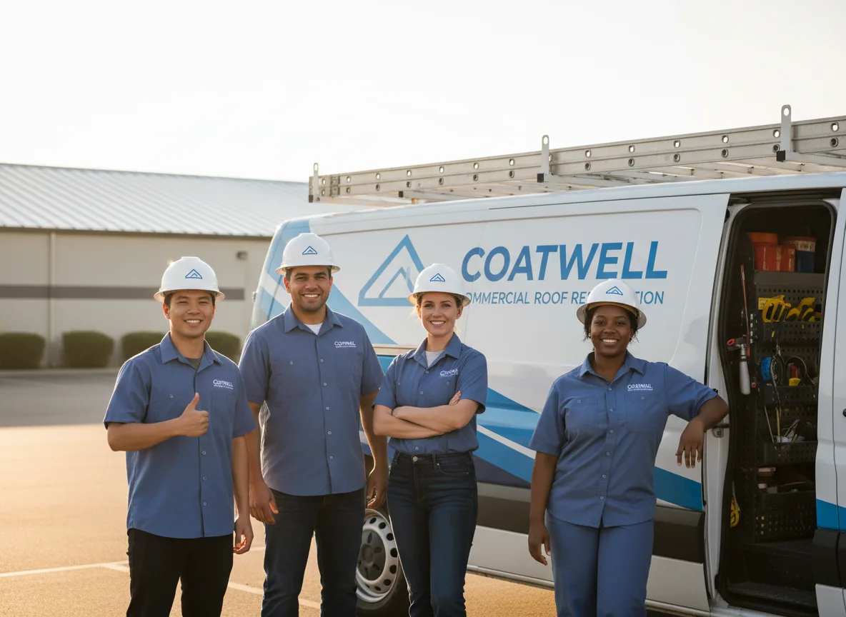 Commercial roof coating company in Rush Springs, OK